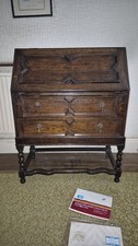 Jacobean Antique Oak Bureau