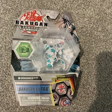 Bakugan Haos Armour Alliance B600 Ultra DRAGONOID White Brawler Figure