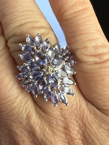 925 sterling silver - sterling, tanzanite