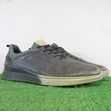 ECCO Trainers Size 11.5 Mens Gray Golf S-Three Comfort Walking Gym Running Shoes