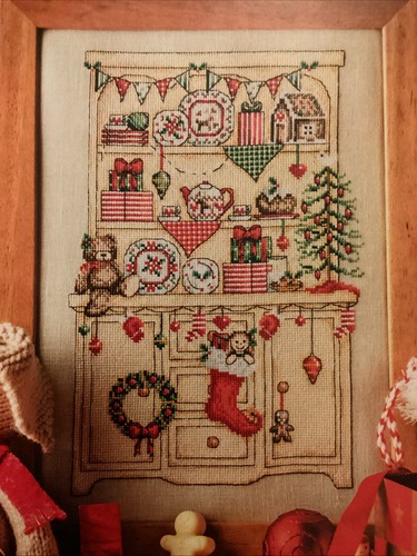 Festive dresser stocking - festive,