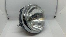 {USED} LUCAS CHROME HEADLIGHT HEADLAMP ASSY 7" BSA A7 A10 T110 TRIUMPH T100