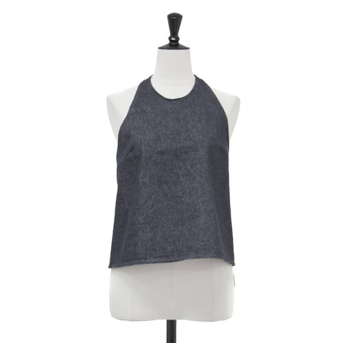 Plage riam denim halter blouse - halter,