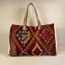 Vintage Carpet Bag Large