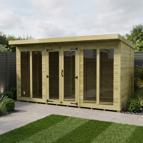 Pent summer house - 12, x