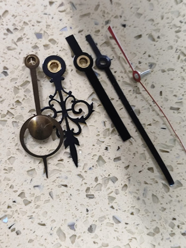 Jaz clock parts lot hands - parts,
