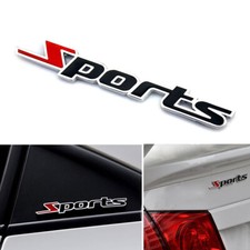 Sports 3D Chrome Metal Car Auto Truck Logo Emblem Badge Decal Car Accessories