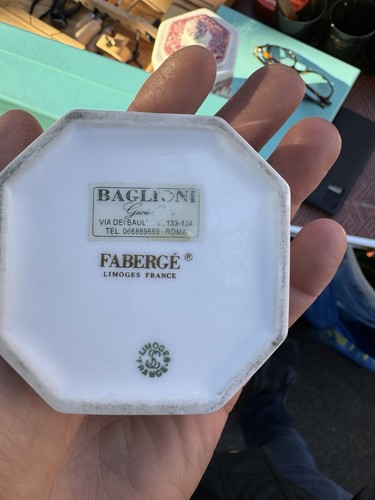 Faberge container with lid - faberge,