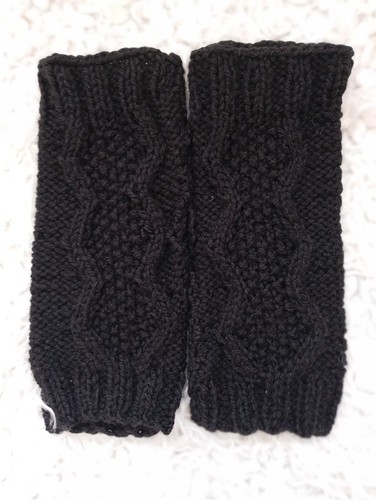 Hand knitted fingerless - hand, wrist