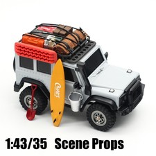 Miniature Prop 1:43/35 Roof Rack Surfboard Carry Bag Fuel Tank for Redian X43