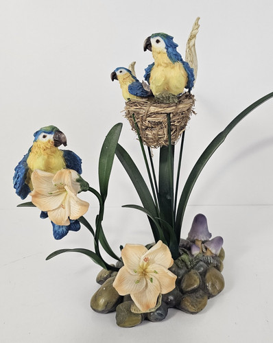 Blue macaw parrot family - blue,