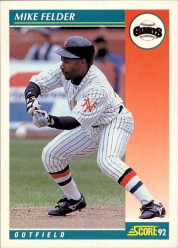 B2272 1992 score baseball - 1992,
