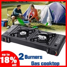 Double Dual Burner Gas Stove