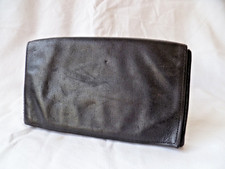 Vintage Black Pig Skin Leather