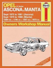 Opel Ascona & Manta by Haynes