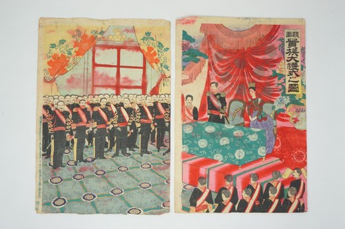 Japanese woodblock print meiji - japanese,