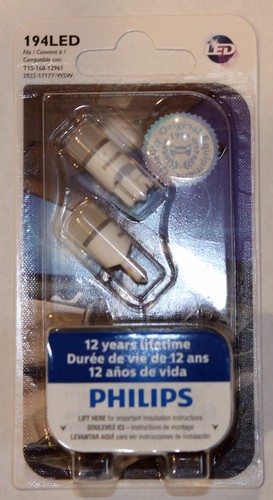 Genuine philips 6000k - 6000k, w5w