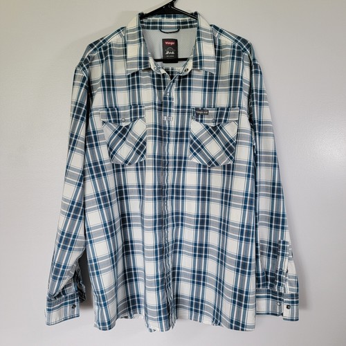 Wrangler button down shirt - button,