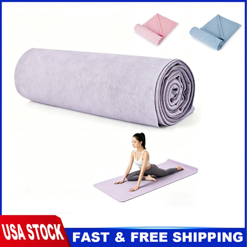 Suede yoga mat - mat, slip