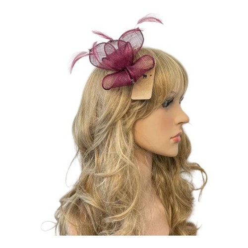 Small feather flower hair - flower,