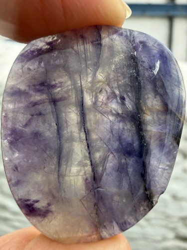 Blue john fluorite crystal - john,