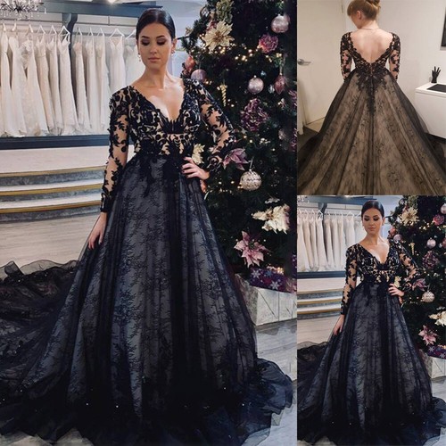 Black gothic wedding - black,