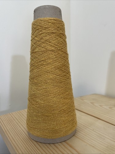 12g fine cotton yarn yellow - 12g,