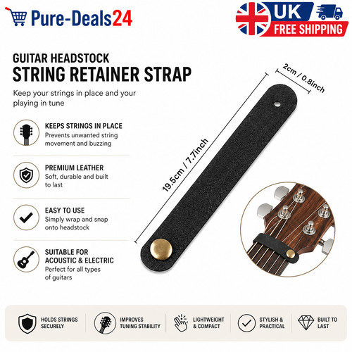 Guitar strap button headstock - strap,