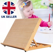 Adjustable Wooden Art Drawing Board Table Easel A3 Artist Craft Desk Workstation