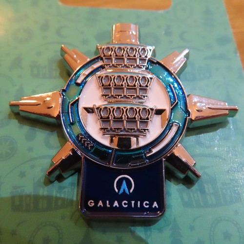 Alton towers galactica pin - towers,