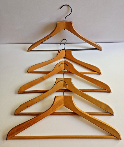 Lot vintage wooden coat - vintage,