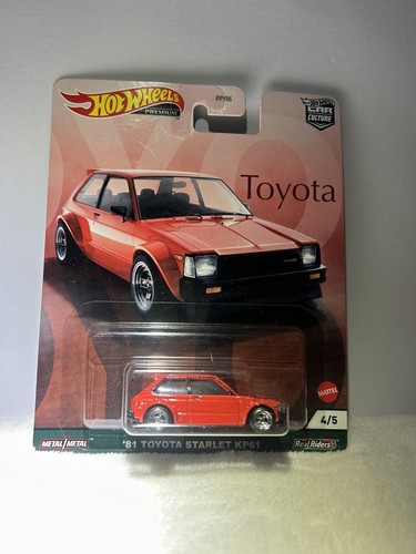 Hot wheels premium - toyota, 4/5-