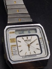 Vintage Seiko H357-5050 Watch Only Digital Works Analogue Doesn't ( James Bond )