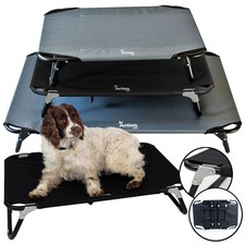 Elevated Dog Bed Pet Cat Raised Folding Camping Cot Indoor Outdoor Waterproof  