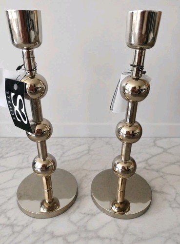 Pair straits chrome silver - pair, of