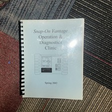 Snap On Vantage Operation &