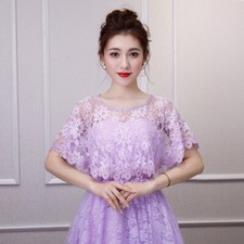 1x Lace Shrug Shawl Cape Crop