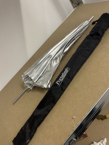 Silver photographic umbrella - silver,