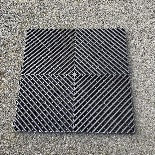 Garage flooring tiles vented - garage,