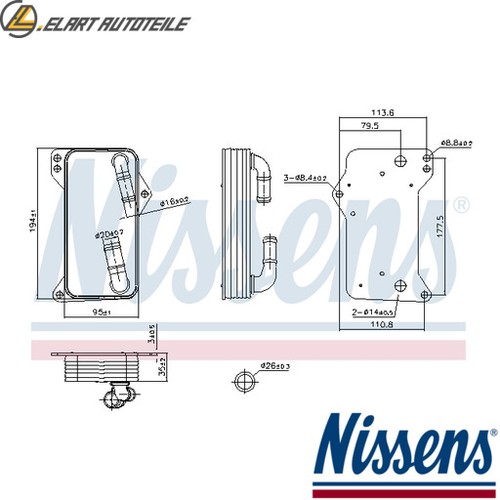 Oil cooler automatic - oil,