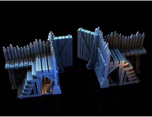 Palisade gate 28mm dnd - gate,