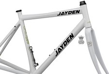 2 x Personalised Bike Name Vinyl Decal Stickers - Air Font Custom cycle bmx