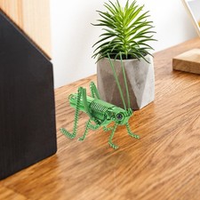 Lifelike Grasshopper Figurine