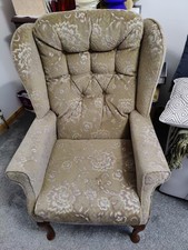 High Seat Fabric Wingback