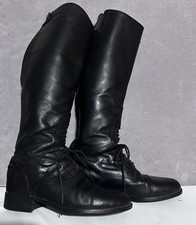 ARIAT Heritage Contour Field Zip Riding Boots Full Calf Med Height 55001 Sz 6.5