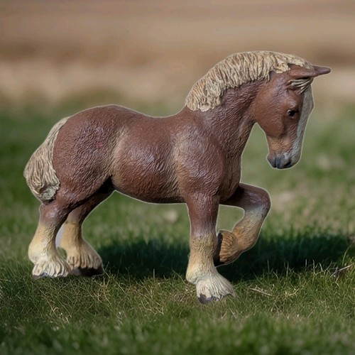 Papo brown shire horse - shire, 2000s