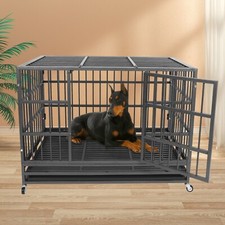 47" Heavy Duty Dog Kennel Iron
