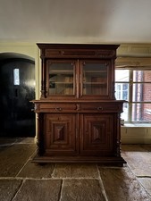 Antique French Carved Glazed