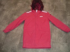 age 11-12 years regatta girls pink padded parka coat with hood