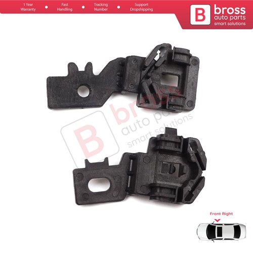 Window regulator clips front - window,